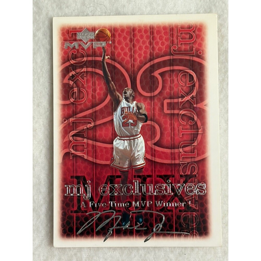 1999 Upper Deck Michael Jordan MJ Exclusives Silver Script #187 Bulls